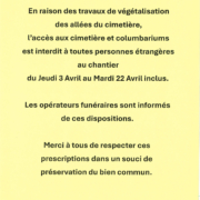 Travaux de végétalisation