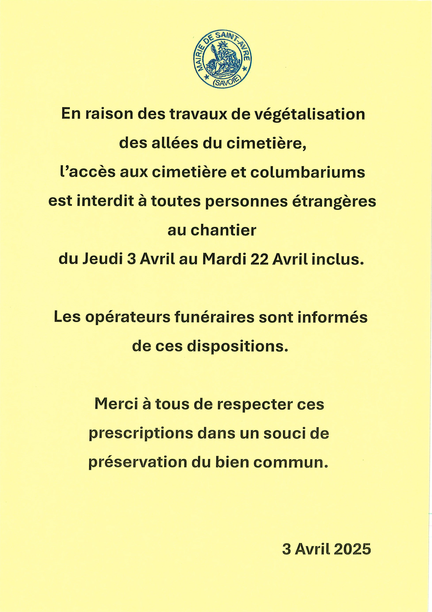 Travaux de végétalisation