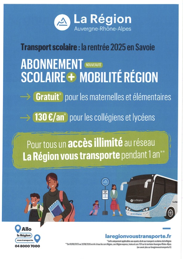 Transport scolaire 2025