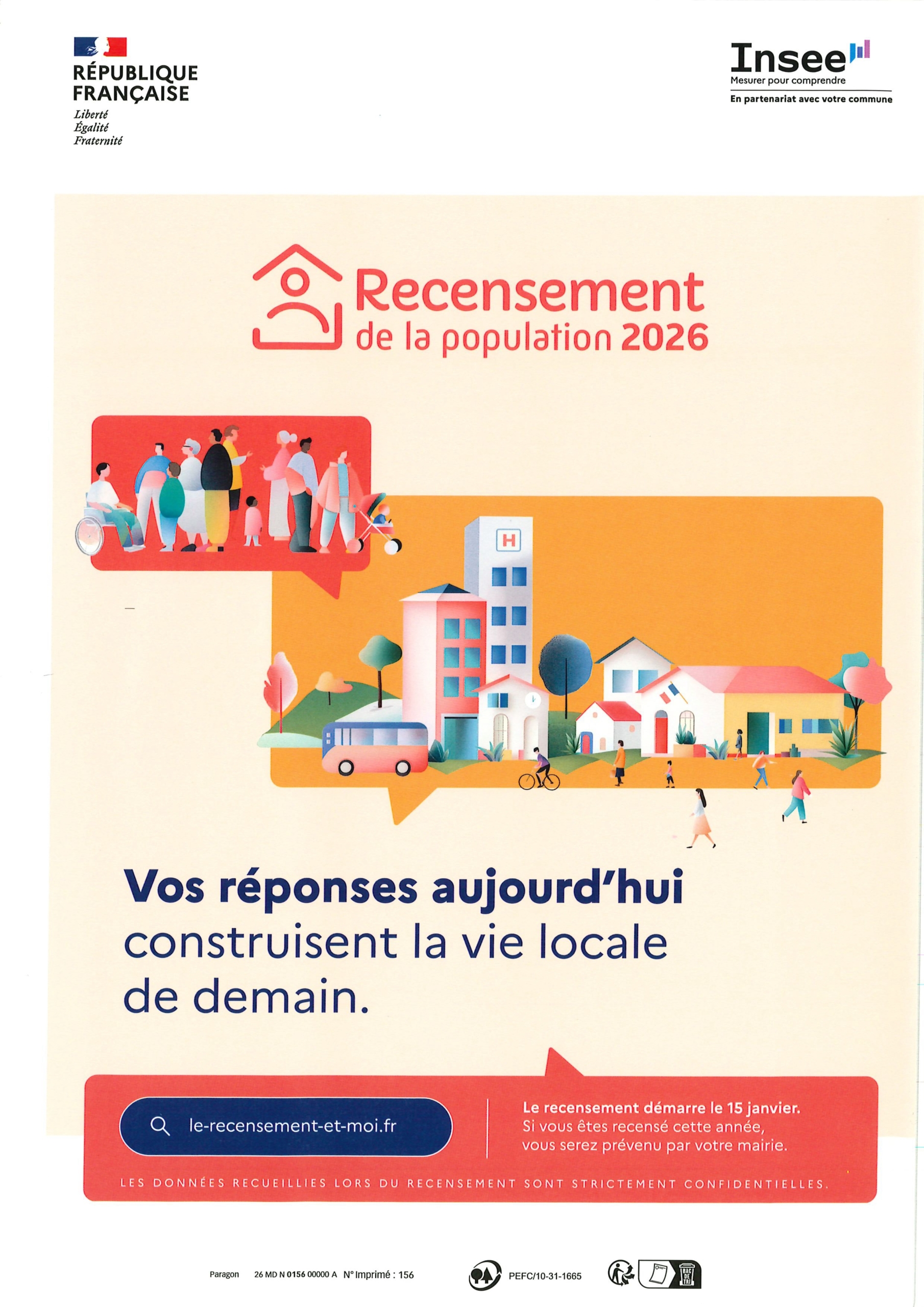 Recensement population 2026